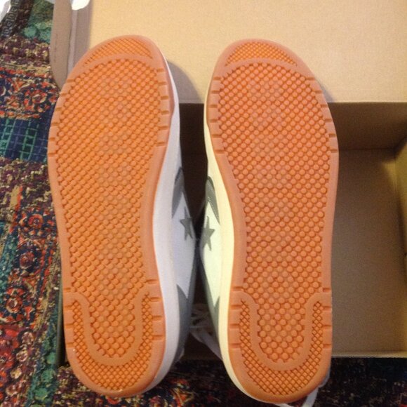 Converse Men's Pro Blaze Classic White & Gray Leather & Suede Sneakers-11.5-NIB - Picture 4 of 9